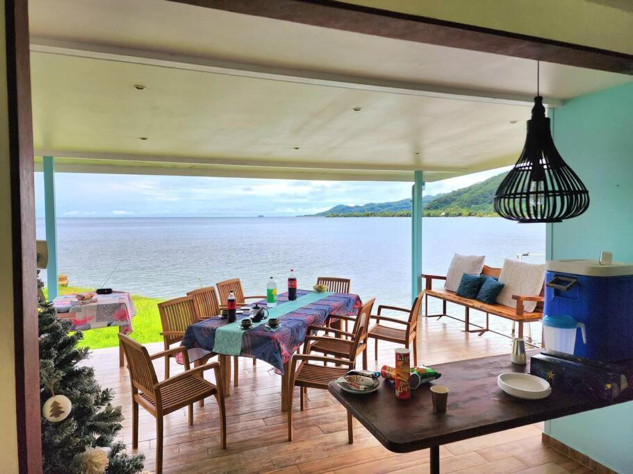 Duplex En Bord De Mer Fare Tahitea Pension Taputapuapea Εξωτερικό φωτογραφία
